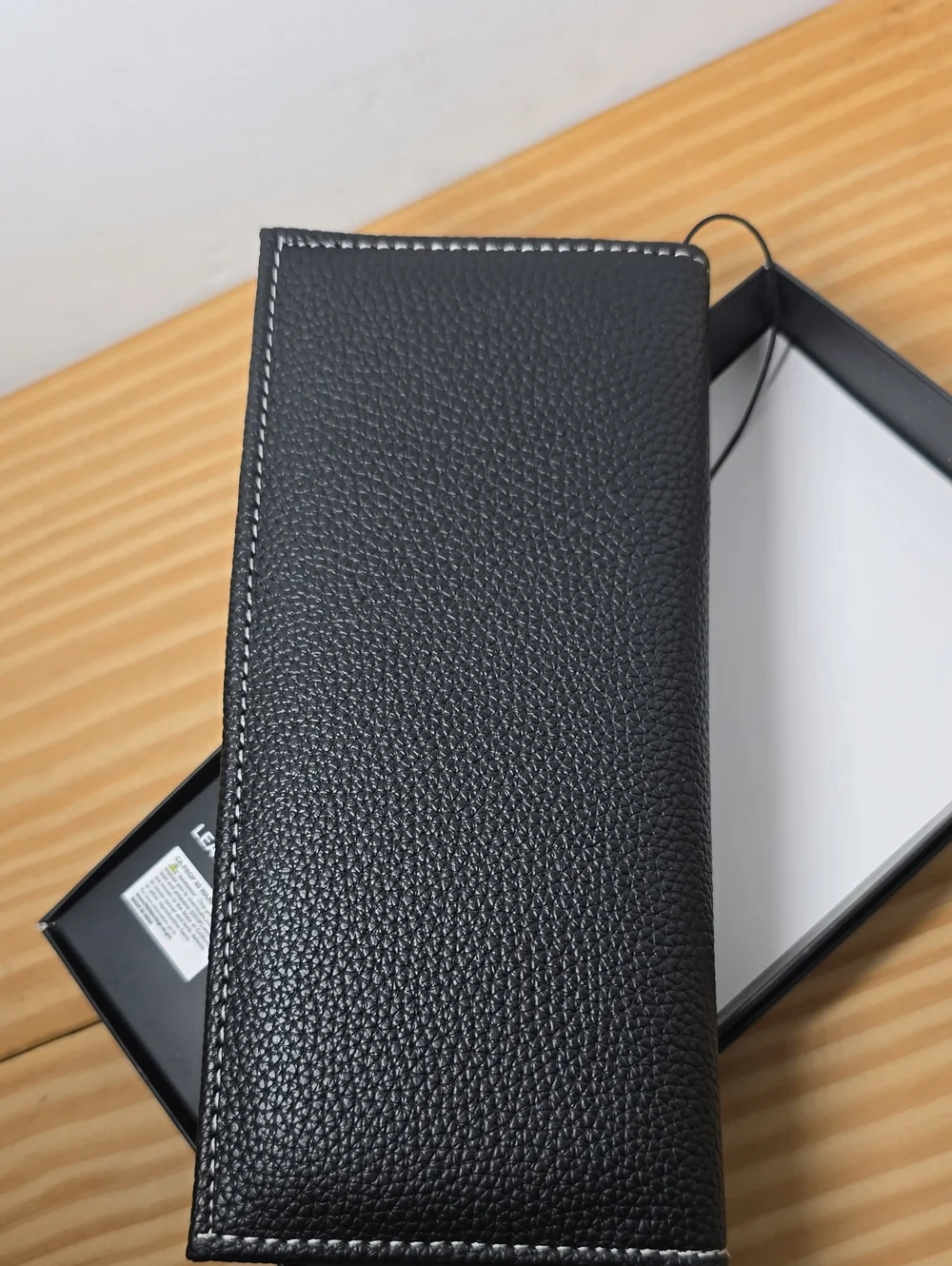 Rodeo Wallet Ridge Mountain Vegan Leather Black & Brown Silver NWT